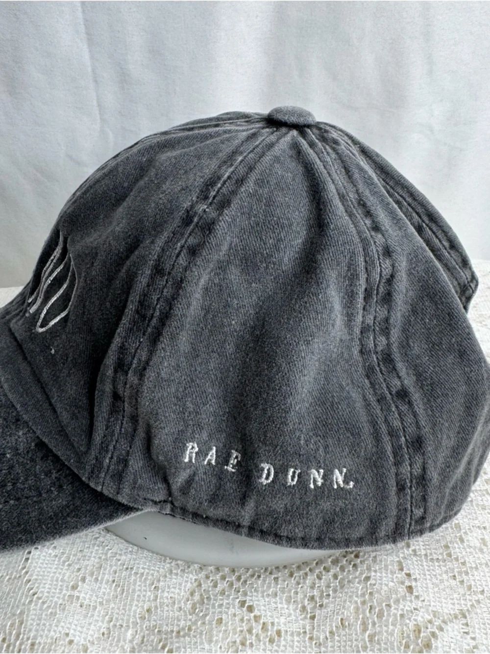 Rae Dunn “Be Kind” Gray Distressed Baseball Cap Adjustable Women’s Hat - Picture 4 of 12